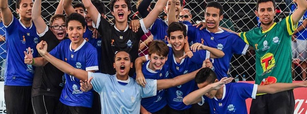Colégio Padrão, de Montes Claros, campeão do handebol masculino. Foto: Wander Roberto/Exemplus/COB