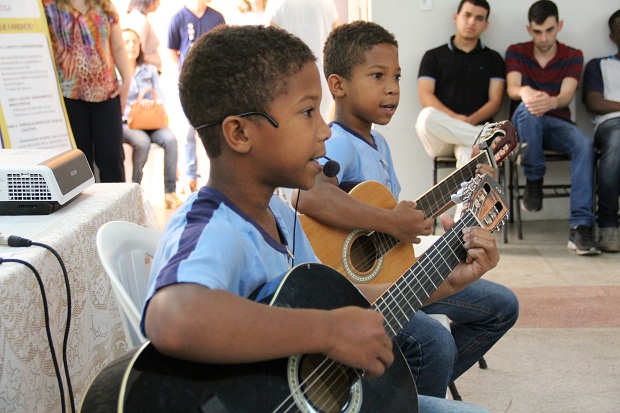 Encontro da juventude foi coroado de apresentações artísticas. Foto: Elian Oliveira/ACS-SEE
