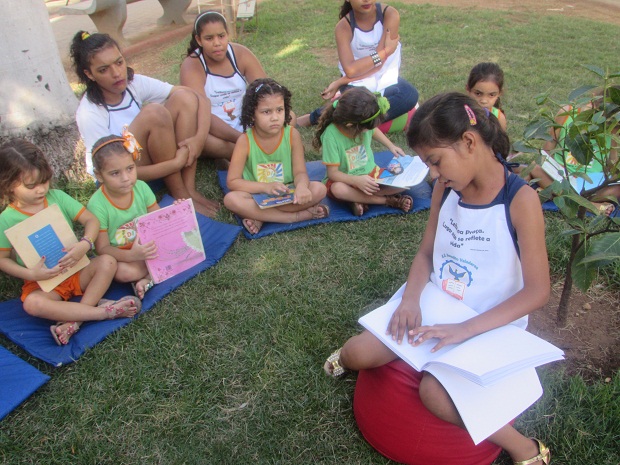 Das atividades da escola, participam todos os alunos. Foto: Arquivo da Escola