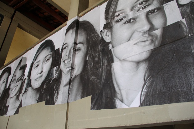 Os espaços da escola são ocupados pelos resultados das oficinas. Foto: Elian Oliveira/ACS-SEE