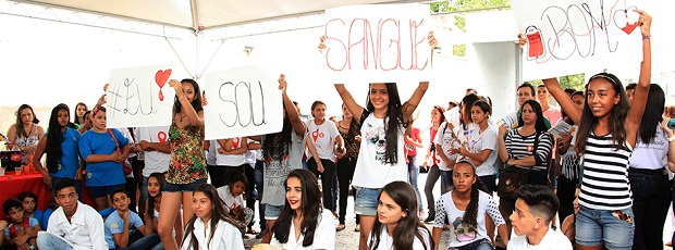 Escolas podem receber visitas e conhecer o trabalho da Fundação Hemominas. Foto: Divulgação Hemominas