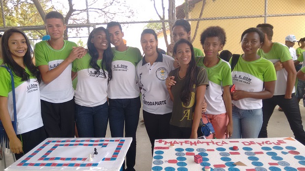 Foram apresentados 30 jogos na Feira de Matemática, que encerrou o projeto. Foto: Arquivo da Escola