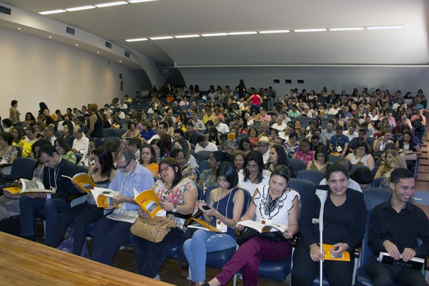 O evento aconteceu no auditório da Escola Estadual Gov. Milton Campos (Estadual Central). Foto: Reinaldo Soares/ACS-SEE