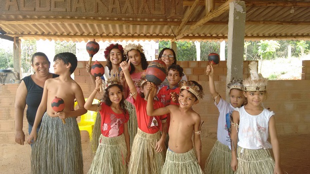 Minas Gerais conta com, aproximadamente, 4.200 alunos indígenas das etnias Kaxixó, Krenak, Maxakali, Pataxó, Pankararu, Xacriabá, Xucuru-Kariri e Mokurin. Foto: Arquivo ACS-SEE