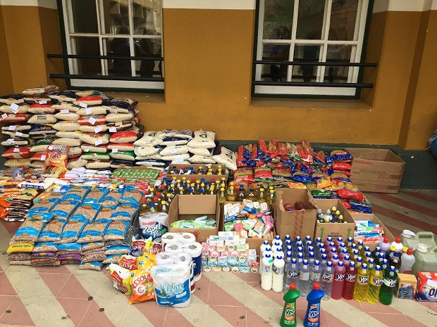 Alimentos serão doados. Foto: Arquivo da Escola