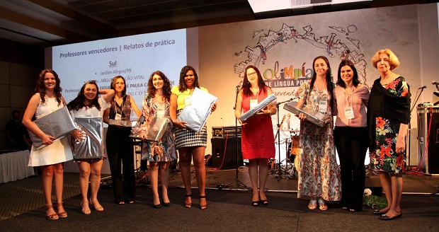 Danúbia esteve entre os educadores premiados na categoria relato de prática. Foto: Veronica Manevy