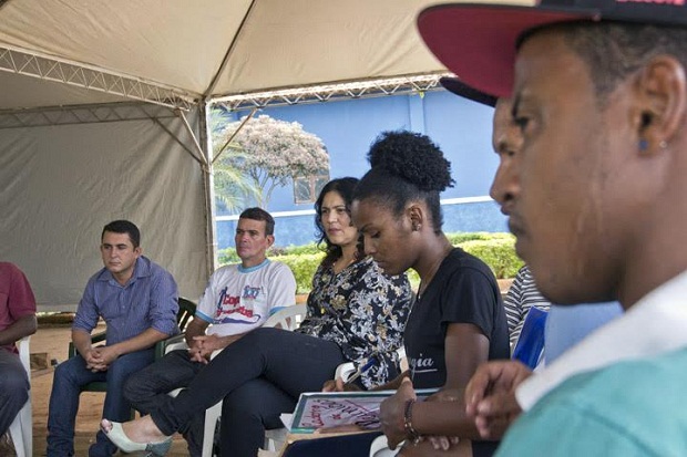 A subsecretária de Informações e Tecnologias Educacionais da SEE, Mara Cristina Rodrigues Santos, participou das discussões. Foto: Reinaldo Soares/ ACS SEE