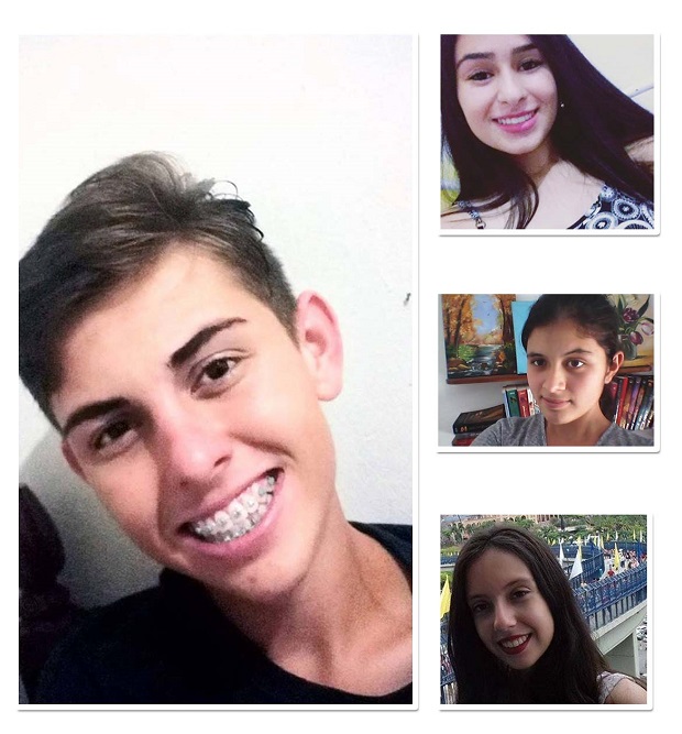 Quatro alunos da escola de Alterosa obtiveram nota acima de 900 pontos na redação do ENEM. Foto: Arquivo da Escola