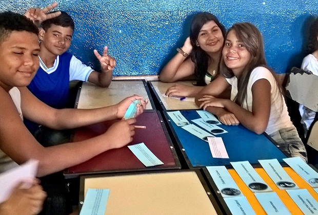 Aulas diferenciadas motivaram os estudantes a terem mais interesse pela disciplina. Foto: Arquivo da Escola