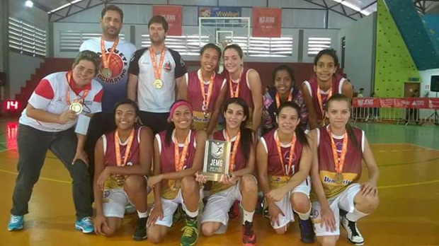 Equipe conquistou os Jogos Escolares de Minas Gerais (JEMG) 2016. Foto: Arquivo escola.