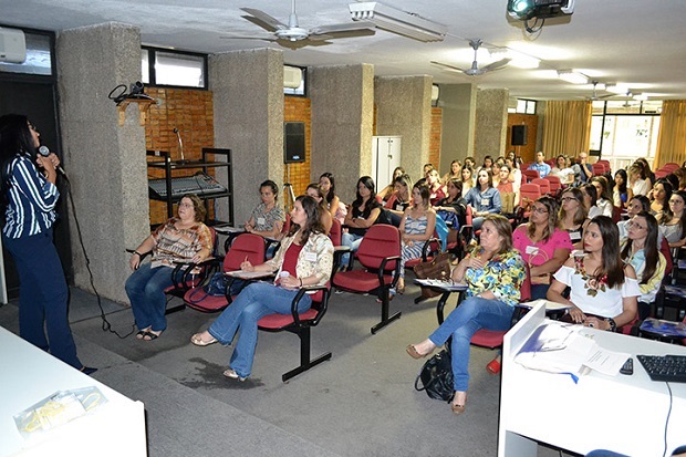 Nutricionistas recebem capacitação na SEE. Foto: Elian Oliveira/ACS-SEE