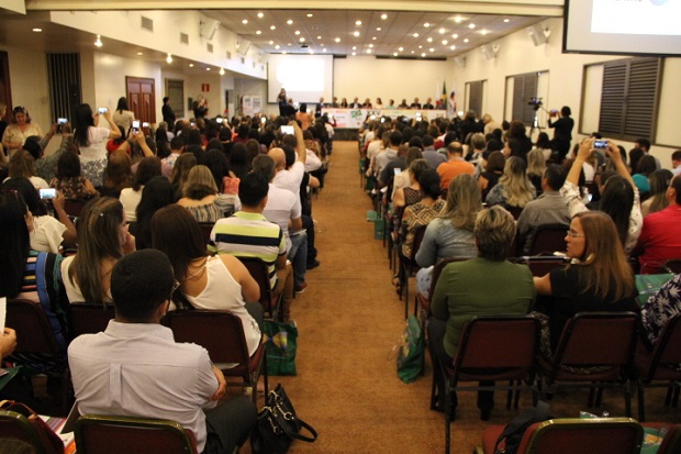 O encontro reuniu 600 secretários municipais de saúde. Foto: Elian Oliveira/ACS-SEE