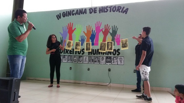 IV Gincana de História da Escola Estadual Presidente Tancredo Neves, em Taiobeiras. Fotos: Facebook/Divulgação