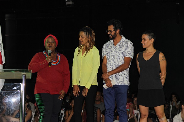 Macaé Evaristo e diretores do CICALT. Foto: William Campos Viegas