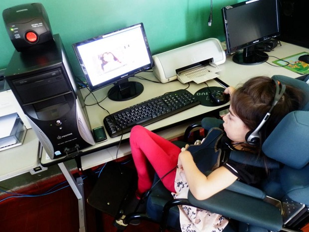 Os espaços da sala foram readequados. Foto: Arquivo da Escola