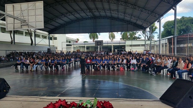 A Escola Estadual João XXIII, de Ipatinga, também foi premiada no desafio. Foto: Divulgação 