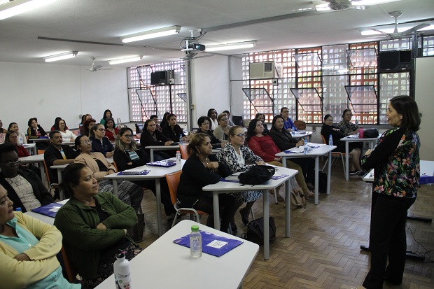 Noventa servidores participaram de capacitação para atender à Educação integral e Integrada do Ensino Médio. Foto: Elian oliveira/ACS-SEE