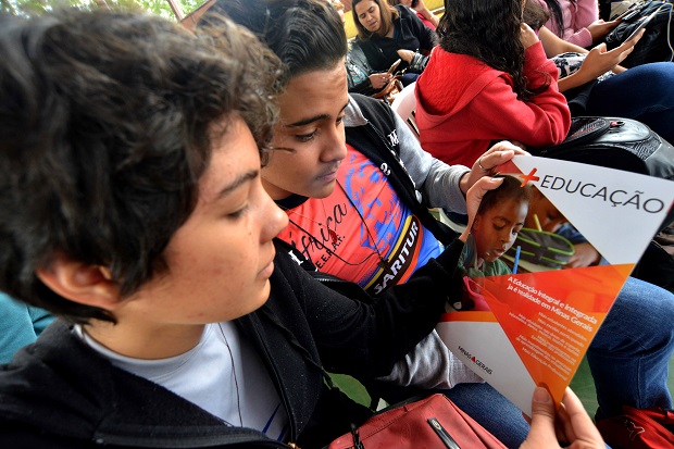 A secretaria atenderá mais de 2 milhões de alunos com a implantação da Educação integral e integrada de forma gradativa. Foto: Carlos Alberto/Imprensa-MG