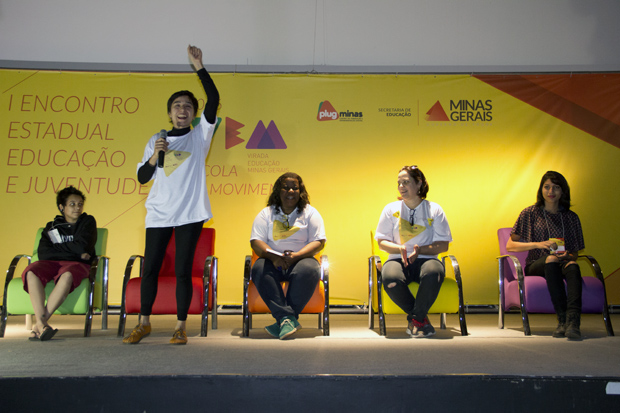 Segundo a diretora de Juventude, Priscylla Ramalho, esta é uma iniciativa que dialoga com as linguagens juvenis e também promove uma interação entre os estudantes. Foto: Arquivo SEE/MG