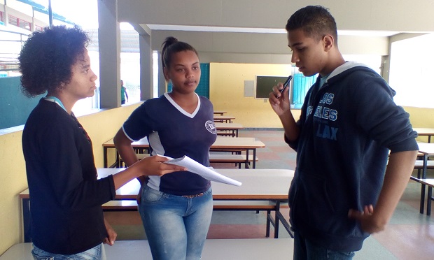 A programação acontece no horário do recreio e às sextas feiras há programação coletiva. Foto: Arquivo da Escola