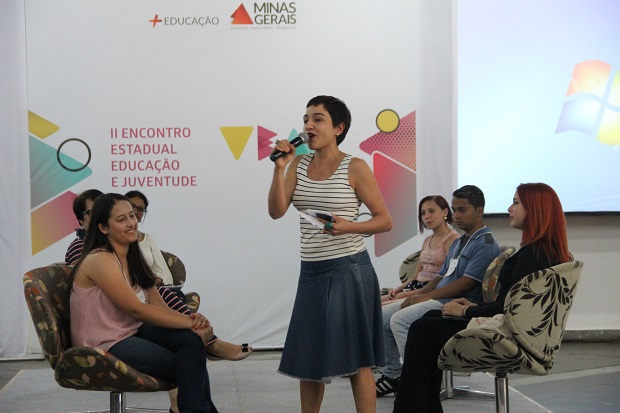 Para a Coordenadora de Juventude o encontro mostrou a consolidação das políticas de juventude fomentadas pela SEE. Foto: Elian Oliveira/ACS-SEE