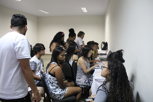 As oficinas de rádio revelaram muitos talentos. Foto: Elian Oliveira/ACS-SEE