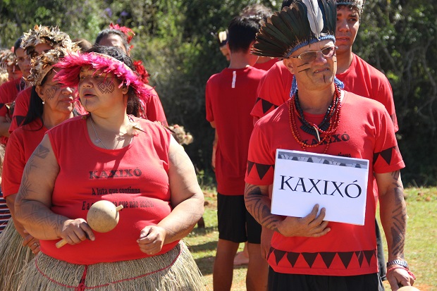 PAra os Kaxixó o encontro foi uma promoção do diálogo e a troca de culturas”. Foto: Elian Oliveira/ACS-SEE