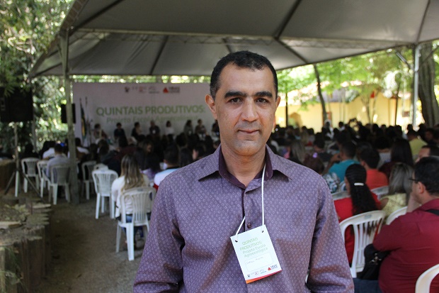 Para Odair, o projeto veio reafirmar as diretrizes da educação no campo. Foto: Elian Oliveira/ACS-SEE