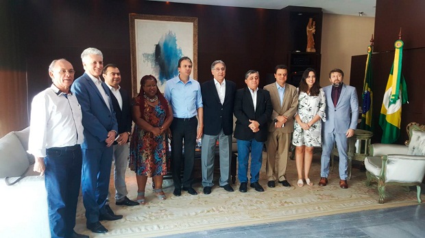 Governador confirmou a importância de trocar conhecimentos, principalmente no que que se refere à política de educação. Foto: Assessoria de Comunicação do Governo do Ceará