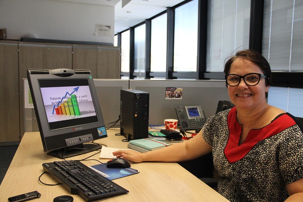 O professor é um imortal, foi a frase mais marcante ouvida por Cecília, de seu professor na licenciatura. Foto: Elian Oliveira/ACS-SEE