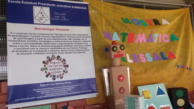 Escolas apresentaram várias trabalhos realizados em suas turmas de telessala. Foto: Divulgação