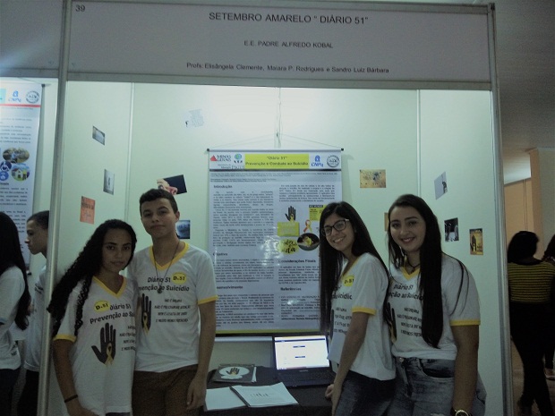 Projeto “Diário 51: Prevenção e combate ao suicídio”. Foto: Arquivo da Escola