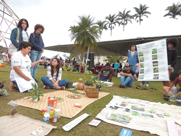 As oficinas já realizadas este ano em escolas da rede pública de Viçosa e nas Associações Escolas Famílias Agrícolas dos municípios de Araponga e de Ervália reuniram cerca de 200 alunos e professores. Foto: Divulgação/Epamig