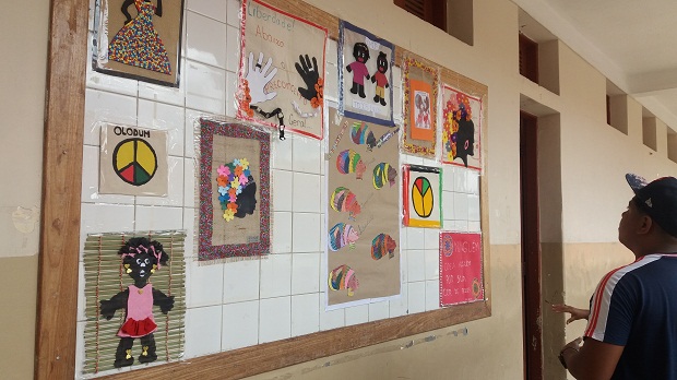 Atividade da Semana Educação pela Vida na E.E. José Bonifácio, em Belo Horizonte. Foto: Divulgação