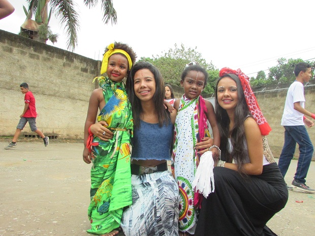 Atividade da Semana Educação pela Vida na E.E. Monsenhor Rocha, em Santa Bárbara do Leste. Foto: Divulgação
