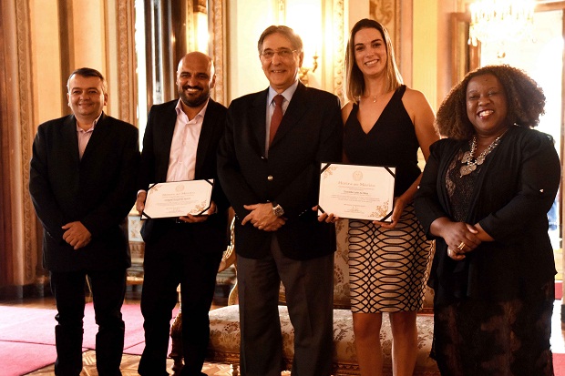 Para o governador, a premiação mostra a qualidade pedagógica dos projetos apresentados pelos professores. Foto: Marcelo Sant'Anna/Imprensa MG
