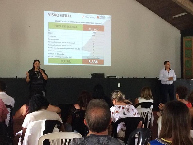 Mara apresentou um balanço das ações realizadas em 2017. Foto: Geanine Nogueira ACS/SEE