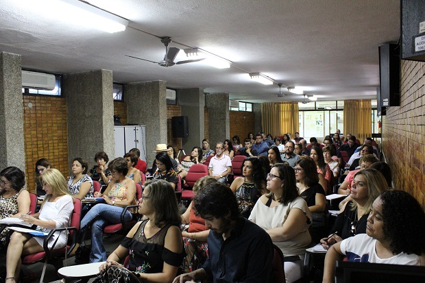 Os diretores das 47 SREs participam da reunião gerencial em Belo Horizonte, no campus Gameleira da SEE. Foto: Geanine Nogueira (ACS/SEE)