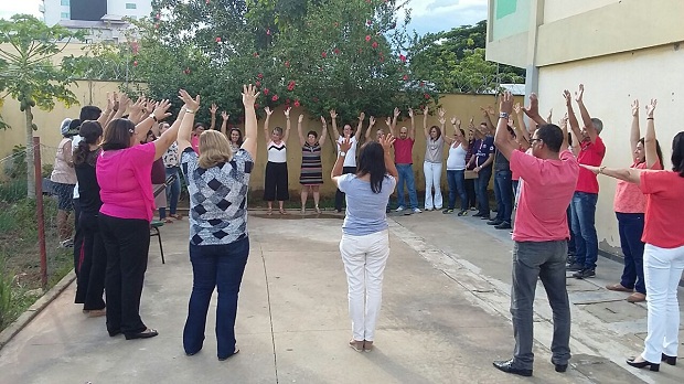 a direção da escola, supervisores pedagógicos, docentes e pais se uniram para mobilização de uma rede de apoio. Foto: Arquivo da Escola