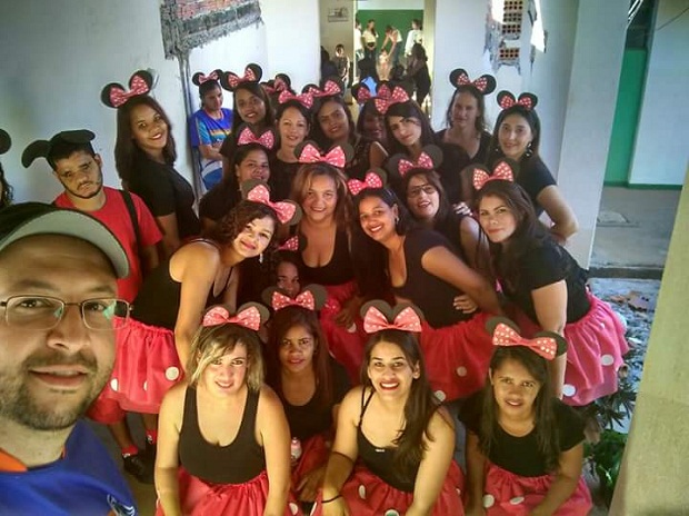 Na Escola Estadual Amâncio Juvêncio da Fonseca, o curso teve início em 2017 e foram formadas duas turmas. Foto: Divulgação da Escola 