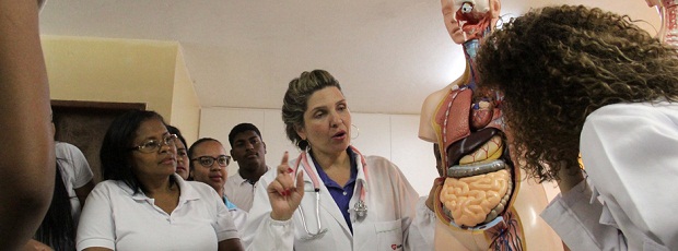 Na Educação Profissional, curso técnico em Enfermagem foi um dos mais procurados. Foto: Eric Abreu/SEE-MG