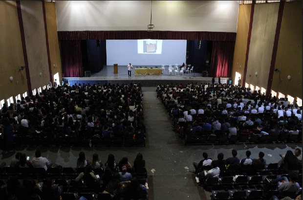 Ação contou com a participação de cerca de 600 estudantes da rede estadual de ensino de Ribeirão das Neves . Foto: Geanine Nogueira ACS/SEE