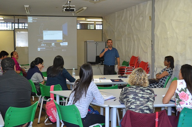 Encontro também contou com a realização de oficinas. Foto: Geanine Nogueira ACS/SEE