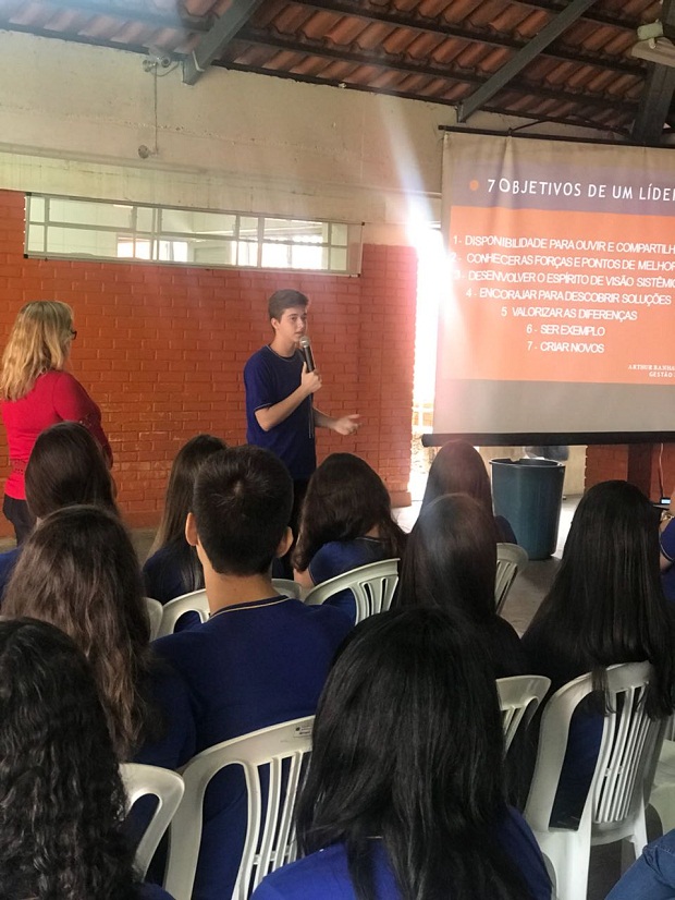 Arthur Sena Banhato Moraes, da Escola Estadual Padre Alberto Fuger, em Campo Belo. Foto: Arquivo Pessoal 