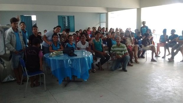 Na Escola Estadual do Povoado de Cristianópolis, a Semana da Educação para a Vida foi utilizada para a culminância de diferentes projetos. Foto: Arquivo Pessoal 