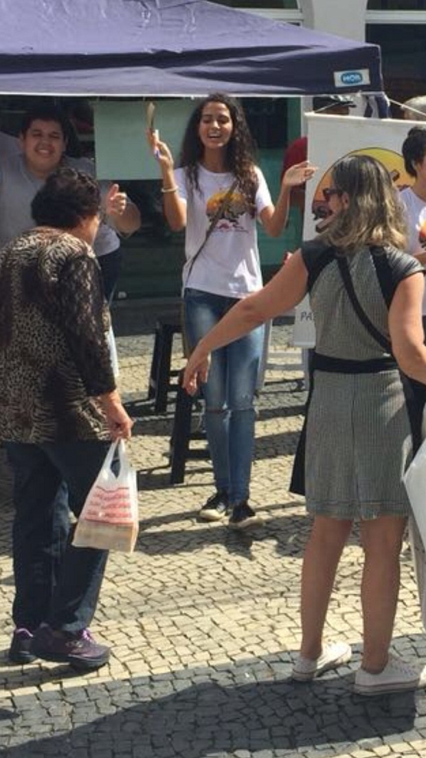 Juliana de Paula Guiducci, da Escola Estadual Raul Soares, em Ubá. Foto: Aquivo Pessoal