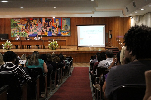 Seminário foi realizado na Faculdade de Direito da UFMG.Foto: Geanine Nogueira ACS/SEE