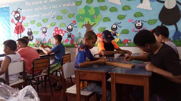 Atividades da Educação Integral na Escola Estadual Presidente Costa e Silva. Foto: Arquivo da Escola