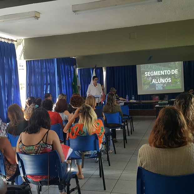 Denis é um dos fundadores do grêmio da escola. Foto: Arquivo Pessoal