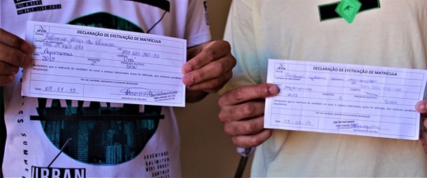 Jovens em cumprimento de medida no Centro Socioeducativo de Unaí aprovados em Agronomia em Universidades Federais. Foto: Divulgação/Sejusp